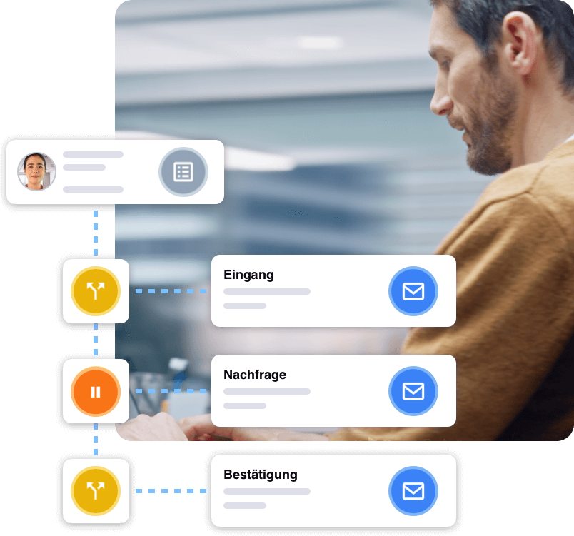 Automatisierte E-Mail Benachrichtigungen und Vorlagen im Workflow Management System